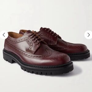 Mr Porter Men’s Burgundy Leather Shoes size 8.5